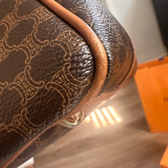 ✨❌SOLD❌VINTAGE CELINE MACADAM BOSTON BAG✨ - Picture 11 of 16